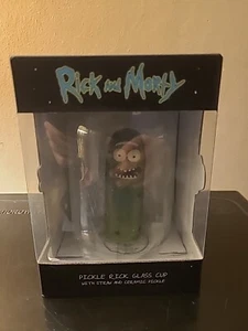 SDCC Rick and Morty Pickle Rick - Pickle Jar Glass Mason Jar Exclusive - Picture 1 of 5