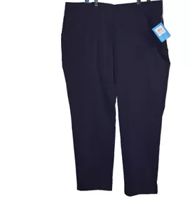 COLUMBIA Women Anytime Casual Pull-on Pants Navy Blue Plus 2X AW0782-472 NWT $80 - Picture 1 of 7