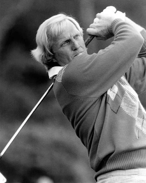 Póster columpio estampado foto golfista famoso GREG NORMAN 8x10 brillante Foto 1 de 1