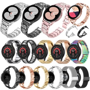 For Samsung Galaxy Watch 4 5 6 Classic 43/47mm 5 Pro 45mm Metal Wrist Band Strap - Picture 1 of 114