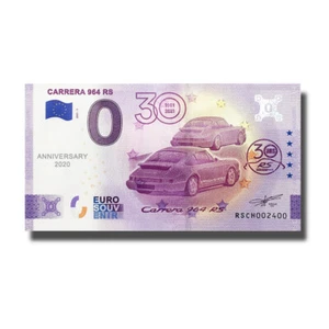 Billete de recuerdo Euro Souvenir Aniversario Suiza RSCH 2021-1 Carrera 964 RS - Imagen 1 de 2