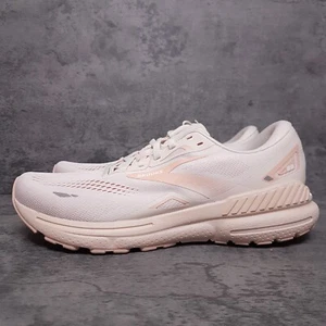 BROOKS Adrenaline GTS 23 Running Shoes Womens Size 11 Grey Villa White - Picture 1 of 7