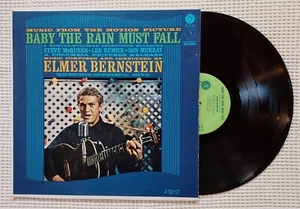 ELMER BERNSTEIN Baby Rain Must Fall Orig '64 AVA Mono Sountrack Steve McQueen NM - Foto 1 di 1