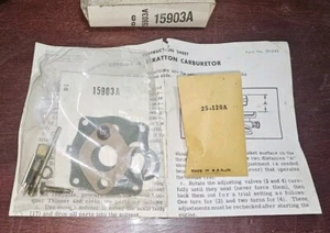 Briggs & Stratton Carburetor Rebuild Kit 15903A - NOS Read - Picture 1 of 3