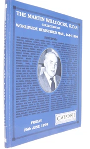 Catálogo de subastas Cavendish Willcocks correo registrado en todo el mundo con precios realizados - Imagen 1 de 6