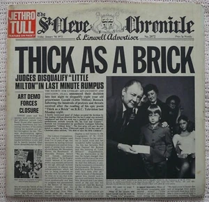 JETHRO TULL Thick as a Brick 1972 Canada Import LP Vinyl Record Reprise Records - Picture 1 of 8