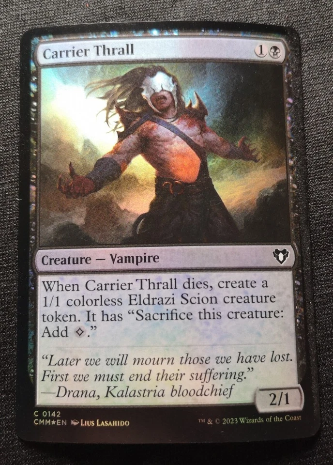 Carrier Thrall - Foil - CMM - NM Unplayed - EN - 0142 - Image 1 of 1