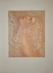 Jean-Paul CLEREN - Estampe - Lithographie signée - Chevelure blonde - Imagen 1 de 3