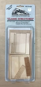 HO Scale Classic Structures - Double Hand Car Shed Kit - Picture 1 of 3