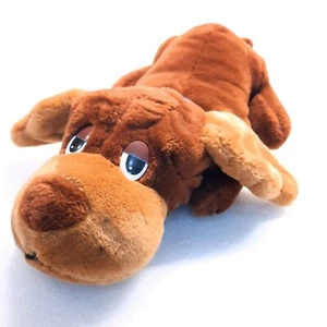 De colección Walmart libra cachorro perro peluche marrón peluche juguete triste collar bronceado - Imagen 1 de 9