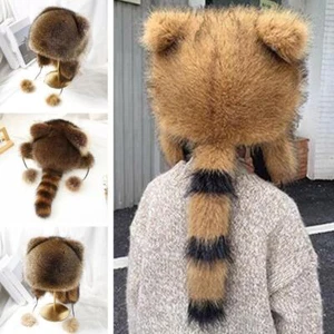 Cappello invernale ispessito Lei Feng pendolarismo antivento procione caldo ^ cappello peluche X4L B8S6 - Foto 1 di 18