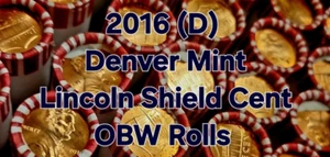 2016 D Lincoln Shield Cent Roll - One (1) Original Bank Roll - Free Shipping - Picture 1 of 1