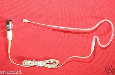 Poloere headset earhook mic head worn microphone for Audio Technica Wireless Mic - Image 1 of 4