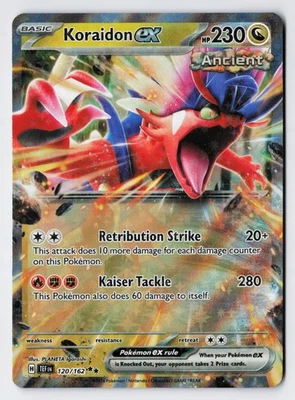 Koraidon ex 120/162 - SV05: Temporal Forces Double Rare Holo NM - Image 1 of 2