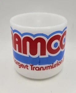 Vtg Federal Glass/Milk Glass AAMCO TRANSMISSION SPECIALISTS Heat Proof Mug ~ USA - Picture 1 of 9