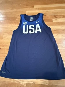 Nike USA Olympic Team Dri-FIT Tank Top Herren XL blau Rio 2016 Training - Bild 1 von 4