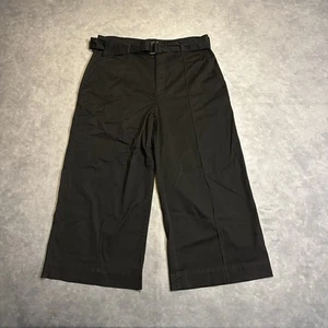Pantalone donna Lauren Ralph Lauren 12 nero gamba larga con cintura  - Foto 1 di 8