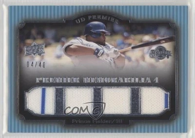 Memorabilia UD Premier Premier 2008 4/40 Prince Fielder #PM4-PF Foto 1 de 2