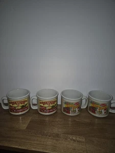 Juego de 4 tazas/tazas de sopa Campbell's, 2005 Houston Harvest buen estado, vintage - Imagen 1 de 7