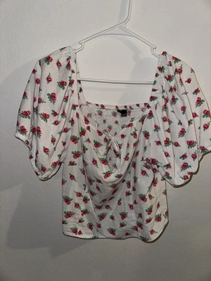 ¡¡NUEVO SIN ETIQUETAS!! Vera moda Mujer Floral Manga Corta Talla Grande Foto 1 de 4