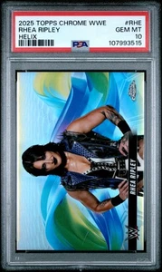 2025 Topps Chrome WWE Helix Rhea Ripley #RHE PSA 10 - Bild 1 von 2