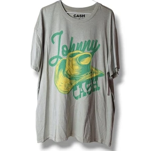 Camiseta Johnny Cash Para Hombres XL Walk The Line Música Country Vaquero Sombrero Botas Gráfico - Imagen 1 de 4