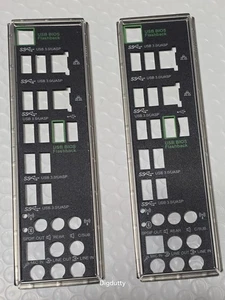 2 x ASUS X99 DELUXE U3.1, IO Shield Backplate Original - Bild 1 von 7