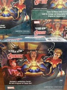 2022 Upper Deck Marvel Fleer Ultra Avengers Hobby Box - Picture 1 of 5