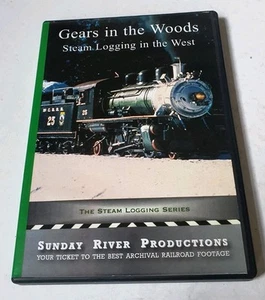GEARS In The Wood - Steam Logging In The West Region Free UK DVD - Imagen 1 de 2