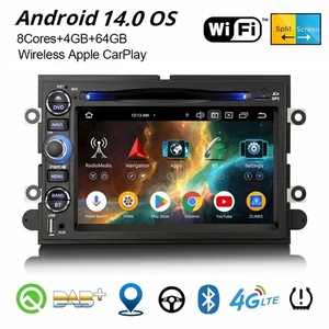 8-Kern Android 14 Autoradio GPS Ford F150-F350 Explorer Expedition Focus Escape - Bild 1 von 24