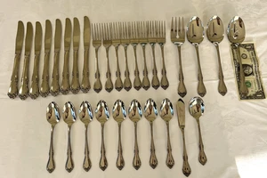 30 x Vintage SSS Oneida Celebrity USA Edelstahl Lot glänzend neuwertig - Bild 1 von 13