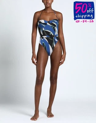 RRP€213 ELISABETTA FRANCHI One-Piece Swimsuit IT44 US8 UK12 L Underwired Buckle - Image 1 of 4