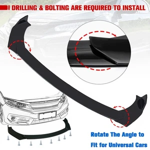 For Chevy Camaro Front Splitter Bumper Lip Spoiler Strut Rod Side Skirt % - Picture 1 of 12