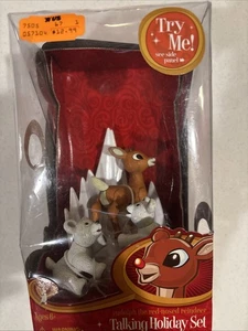 Forever Fun Rudolph the Red Nosed Reindeer Deluxe Talking Figurine 2008 Rare - Picture 1 of 10