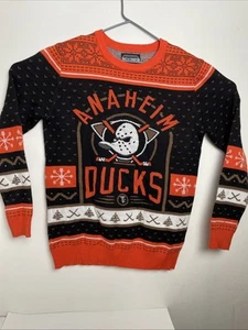 Trust and Tradition Mens Anaheim Ducks Hockey Ugly Christmas Sweater Size MD - Picture 1 of 5