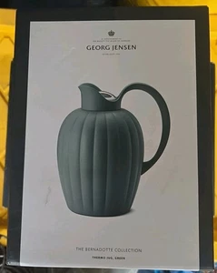 Georg Jensen Bernadotte Thermokanne Grün 1L Neu Verpackt - Bild 1 von 1