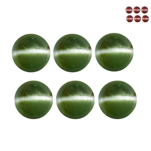 1.70 Ct VVS [6 Pcs Lot]  Round Cab 3.6 MM Blue Green TO Red Alexandrite Cats Eye - Picture 1 of 5
