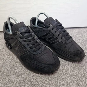 Adidas Originals Trainers UK 5 Triple Black IF5910 LA Trainer Sneakers Retro - Picture 1 of 12