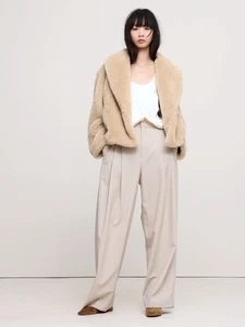 Chaqueta Sherpa Banana Republic NUEVA CON ETIQUETAS - MEDIANA Blanco Crema #604654 - Imagen 1 de 5