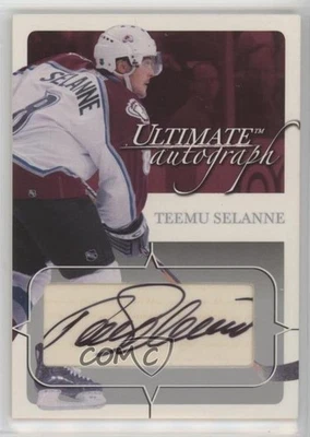 2003-04 ITG Ultimate Memorabilia 4th Edition /135 Teemu Selanne #88 Auto HOF - Image 1 of 2