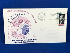 USA SPACE COVER 1966 CAPE CANAVERAL ESSA-1 SWANSON (A1/35) - Picture 1 of 2