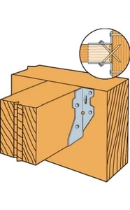 Simpson Strong-Tie LUS46Z - 4 x 6 Double Shear Face Mount Hanger ZMAX -LOT of 21 - Picture 1 of 5