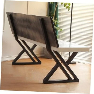 Patas de Banco 16 Pulgadas Triángulo Metal Silla Base Patas con Respaldo Soporte Juego J Foto 1 de 4