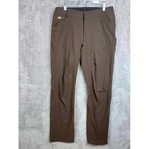 Kuhl Silencr Pants Mens 34x32 Brown Hiking Lightweight Ripstop Articulated - Picture 1 of 18