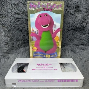 Barney Sing And Dance Celebrating 10 Years VHS Tape 1999 Sing Along Kids Show - Picture 1 of 8