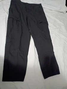 Tru-Spec Pants Cargo Pants Large/Long Black Ripstop Canvas - Picture 1 of 14