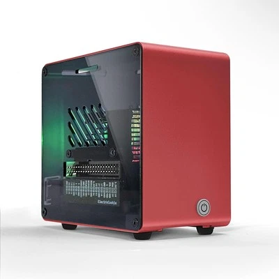 ElectroCookie Raspberry Pi 5 Case, Aluminum Mini Tower Case with 4.Red  - Image 1 of 4