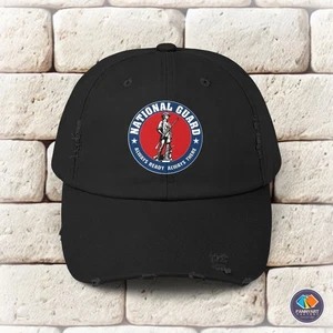National Guard Minuteman Logo Unisex Distressed Cap - Bild 1 von 72