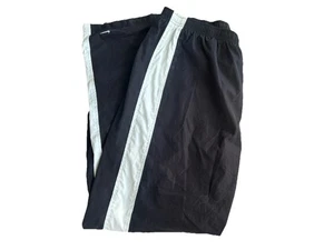 Pantalones deportivos vintage Nike Y2K azul marino a rayas - Imagen 1 de 2