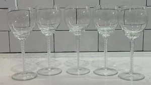 Set 5 bicchieri da vino vintage Suzanne By Bohemia Crystal ottime condizioni - Foto 1 di 5